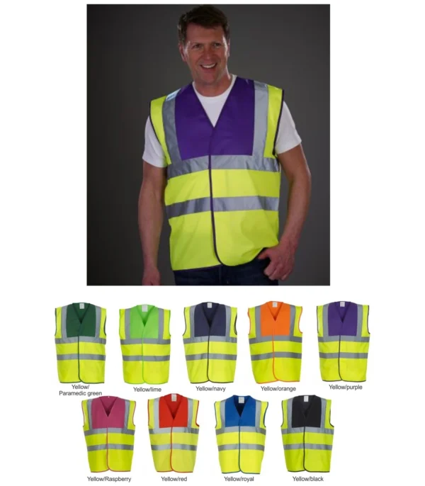 Yoko YK102 Contrast Hi Vis Vest